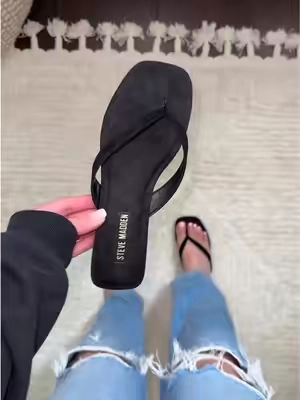 Steve Madden square toe sandals 😍🤩 #stevemadden #sandals #tiktokshopcreatorpicks 