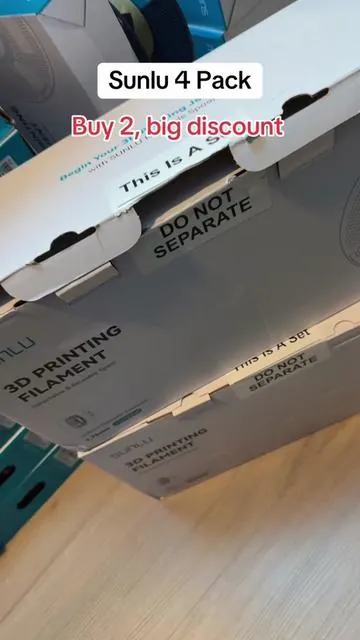 Sunlu 4pk combo.  Buy 2, get a big discount #sunlu #filament #3dprinting #pla @SUNLU STORE 