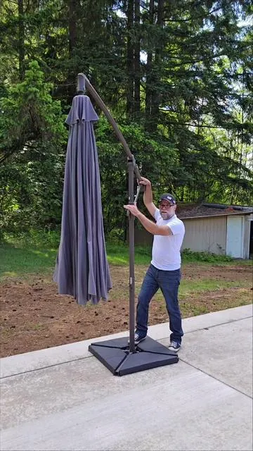 SUPERJARE Patio Umbrella Cover, Protect Your Patio Umbrella From the Elements  #umbrella #patioumbrella #outdoorfurniture #dealsforyoudays #tiktokshopcreatorpicks @HUUGER 