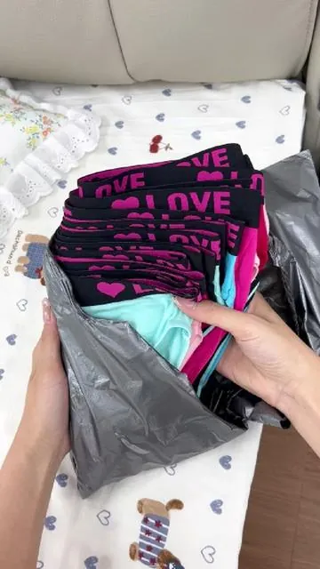 This 12-pack comes in the cutest colors with the LOVE waistband that makes them look super fun and trendy. #DealsforYouDays #tiktokshopmemorialday #TikTokSwimWeek #summerwinsupgradeearwax 