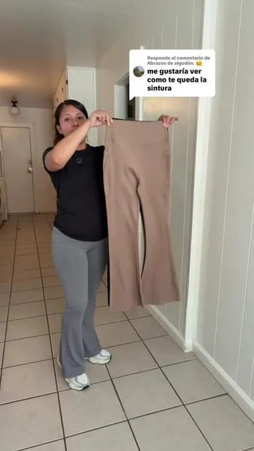 Respuesta a @Abrazos de algodón. 🤗 leggings acampanados para las talla petite #leggings #summerVibes #tiktokshopcreatorpicks 