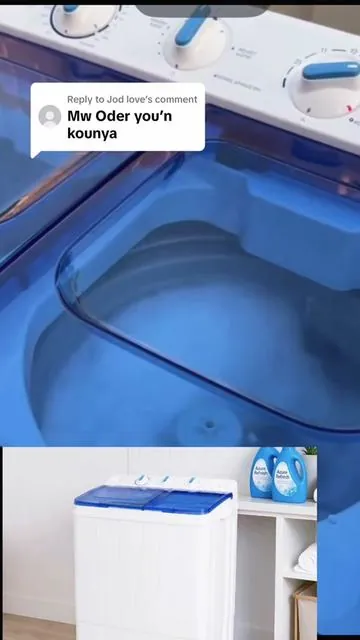 Replying to @Jod love intergreat portable Twin tub W #ayisyentiktok🇭🇹🇭🇹🔥 #haitiantiktok #summervibes #viralvideos #virall 