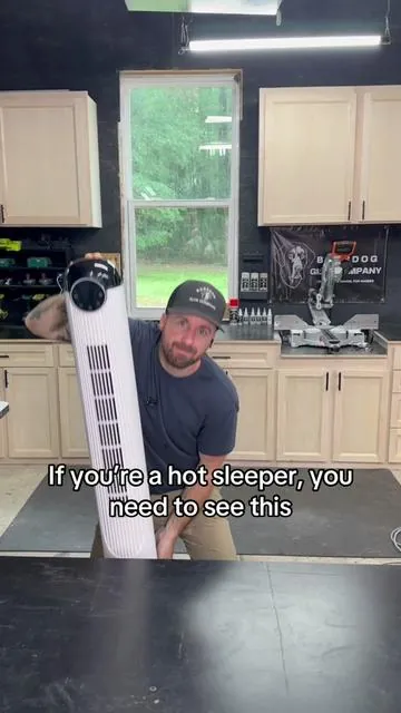 Summer nights are here but this makes it feel like winter 🥶#dealsforyoudays #summerwins #towerfan #fan #hotsleeper 