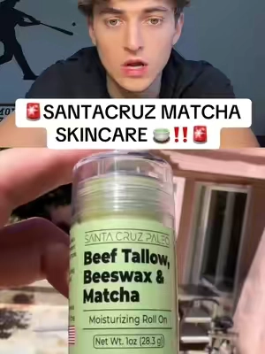 SANTARUZ NEW MATCHA AND BEEF TALLOW SKINCARE😳🍵‼️ #santacruzmedicinals #matcha #skincare #beeftallowskincare #vitaclips @Santa Cruz Paleo @SantaCruzPaleo 