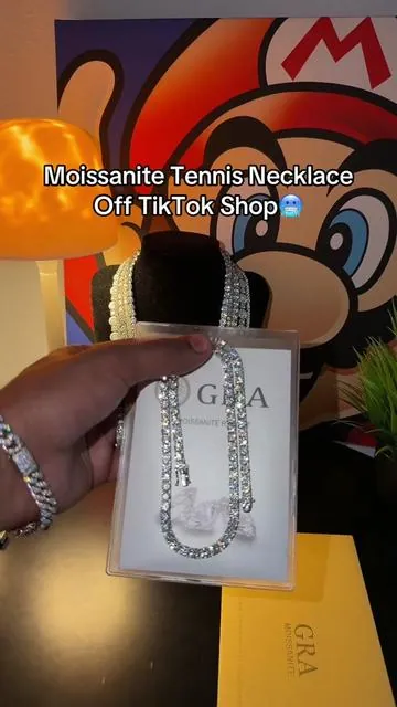 #moissanite #tennisnecklace #moissanitevsdiamond #moissanitejewelry #tennisbracelet 