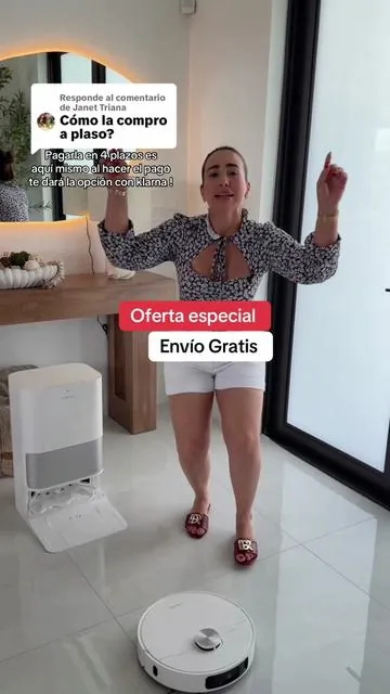Respuesta a @Janet Triana Si tienes mascotas o estás cansado de barrer y trapear todos los días, esta aspiradora robot puede cambiarte la rutina por completo 🤯✨. La Dreame aspira y limpia al mismo tiempo, recoge pelos con gran eficiencia y prácticamente trabaja sola. Cuenta con sistema de autolimpieza, lava automáticamente las mopas, rellena el agua limpia y descarga el agua sucia sin que tengas que hacerlo manualmente. Mientras tú haces otras cosas, ella se encarga de mantener los pisos limpios todos los días. 🏡🐶 #dreame #dreamsmp #map #paratiiiiiiiiiiiiiiiiiiiiiiiiiiiiiii #aspiradora 