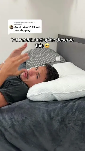 Replying to @goldenstarbam It feels much more better 😫 • • #pillows #pillow #dealsforyoudays #neckpillow #tiktokshop 
