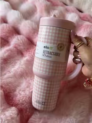 #tumbler #pinkgingham #leakprooftumbler #insulatedtumbler #DealForYouDays 