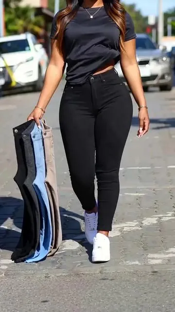 These jeans make everything look better ✨ #tiktokshop#skinnyjeans #ootd #fashionfinds#denimfashion