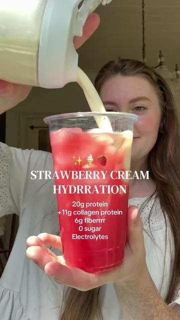 This tastes EXACTLY like the pink you-know-what drink from the drive-thru 😭🍓🍦✨