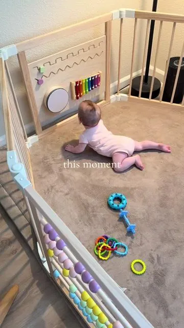 you don’t have to sacrifice aesthetic with this one ✨ check it out on sale 👆 #playpen #montessori #tiktokshopdeals #summervibes 