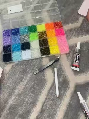 Got my daughter this bedazzle kit. #bedazzled #tiktokshop #tiktokshopping #fyp #trendy 
