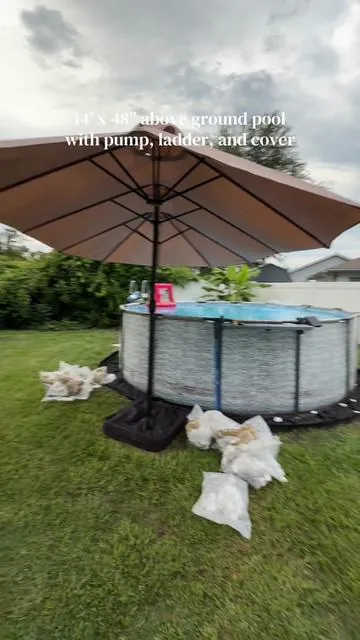 Bestway steel pro max above ground pool @Spreetail #bestwaysteelpromax #abovegroundpool #dealsforyoudays 