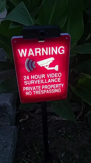 #Solar #NoTrespassing #lightupsigns  #business #privateproperty