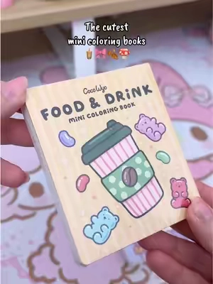 These are perfect if you feel overwhelmed coloring large pages and they’re so cute 🥹✨ #coloringbook #cocowyo 