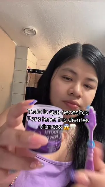 El polvito que tú también necesitas para blanquear tus dientes si tú también tienes esos dientes sensibles, este es perfecto que puedes usar para cepillarte todos los días para ver la diferencia en tus dientes#blanqueadordental 