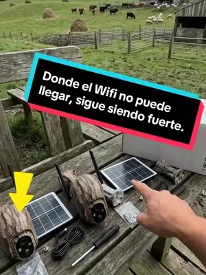 Puse esta cámara afuera esperando usarla solo cuando viajaba. Ahora lo reviso casi todos los días solo porque es muy fácil. #tiktokmademebuyit#foryou##securitycamera#trailcam#FathersDayGift c