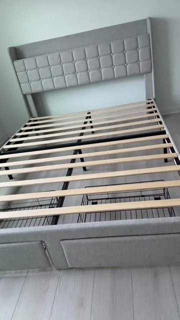 Base d ecama con 2 gavetas @Sweetcrispy Plus #bedframe #basedecama #tiktokshopcreatorpicks #dealsforyoudays #SummerVibes 