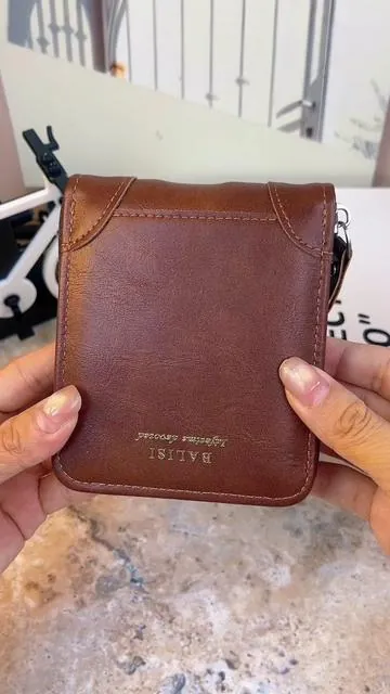 Asegúrate de comprarle una billetera de cuero atractiva y de gran capacidad#menswallet #zipperwallet #rfidwallets #foryou #fypシ゚viral
