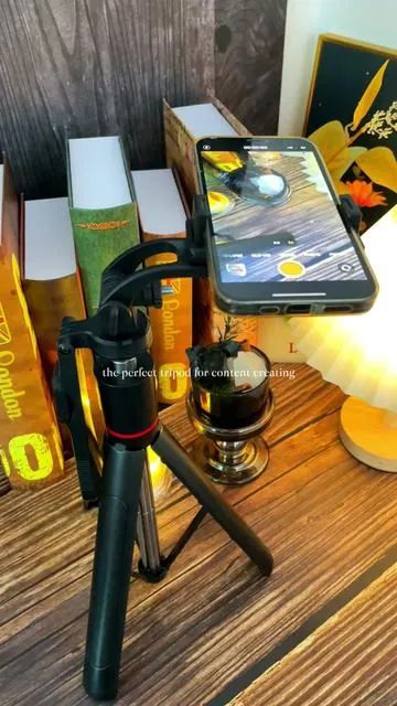 the most stable tripod i’ve ever owned! #tripodstand #tripod #phonestand #phonetripod #tripodphone 