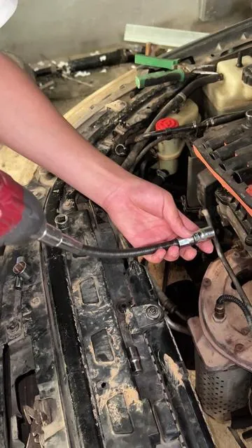 1/2 Inch 35cm Socket Ratchet Wrench Set - 3 Bendable Shafts, Wrench Extender Tool, Connecting Rod - Automotive Car Repair Tools for Home & Car Maintenance#tiktok #tiktokshop #Summervibes 