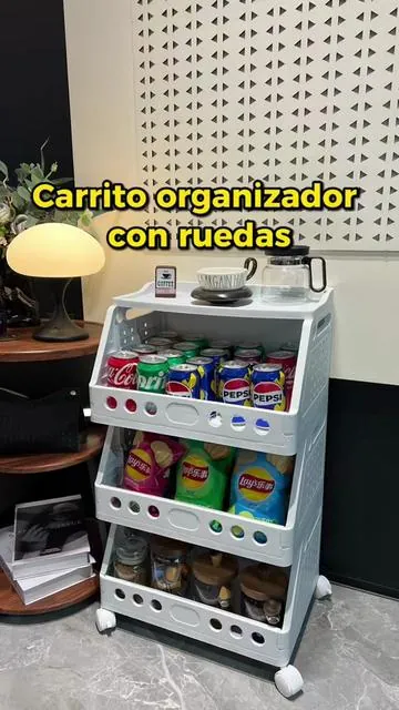 Adiós al caos: el carrito de snacks que salvará tu despensa de los niños.#SummerVibes #tiktokshop #tiktokshopcreatorpicks #dealsforyoudays #organization 