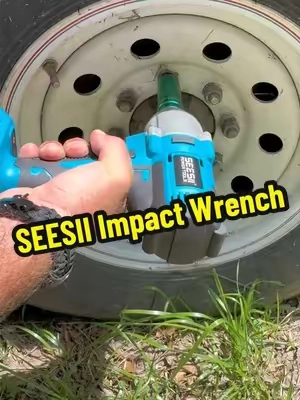 Fastest Way to Change Tires and Lawn Mower Blades! SEESII Cordless Impact Wrench 1/2-inch Father’s Day Gift ##impactwrench ##tools ##TikTokShopCreatorPicks ##DealsForYouDays ##SummerWins