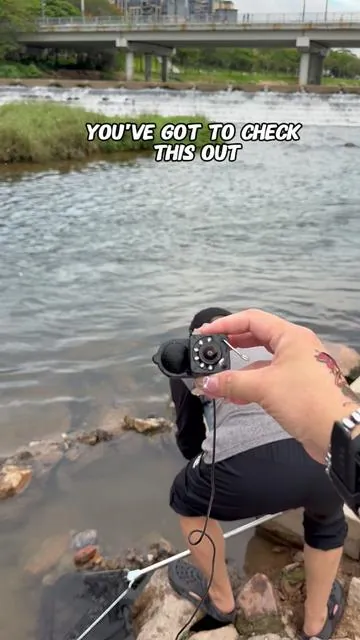 🎣Underwater fishing camera!#fishing #underwater #fishtok #waterproofing #goodthing #mothersday #tiktokshop #tiktokmademebuyit #gift #Foryou 