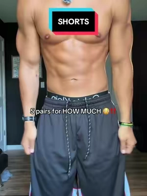 5 for the price of 1 rn. I am 6ft size xl #shorts #mensshorts #summerclothes #mensclothing #dealsforyoudays 