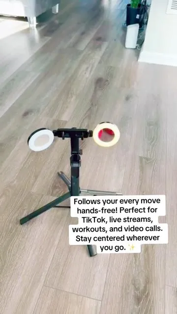 360° Auto Face Tracking Tripod 📸 Get yours #TikTokShop #AutoTrackingTripod #fyp 