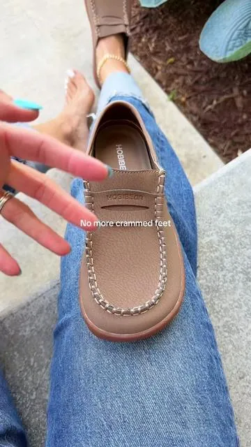 I’ve never tried loafers quite like these! Incredible feel. Hope they have your size/color! @HOBIBEAR SHOES OFFICIAL #loafersforwomen #sliponshoesforwomen #widefootfriendly #summerwins #DealsForYouDays 