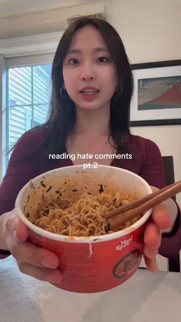 reading hate comments #mukbang #hatecomments #buldak 
