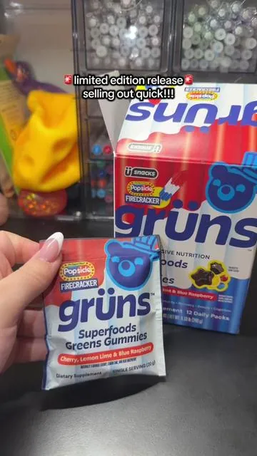 #gruns #greensgummies #superfoodgummies #dealsforyoudays #limitededition