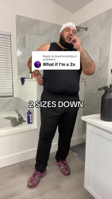 Replying to @ilovefrenchtips go 2 sizes down #bigandtall 