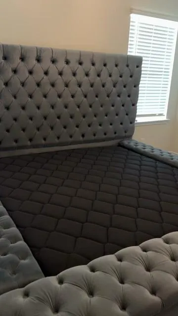 Slowly getting our room together ✨   #supercomfy #kingsizedbed #mattressinabox #mediumfirmmattress  