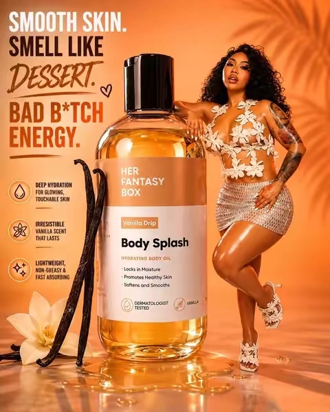 Vanilla Drip wasn’t created for subtle girls. 🍦 Warm vanilla scent ✨ Silky smooth skin 🤍 Lightweight hydration 🔥 Compliment magnet energy The type of scent people ask about before you even leave the room. Who’s already obsessed with Vanilla Drip?