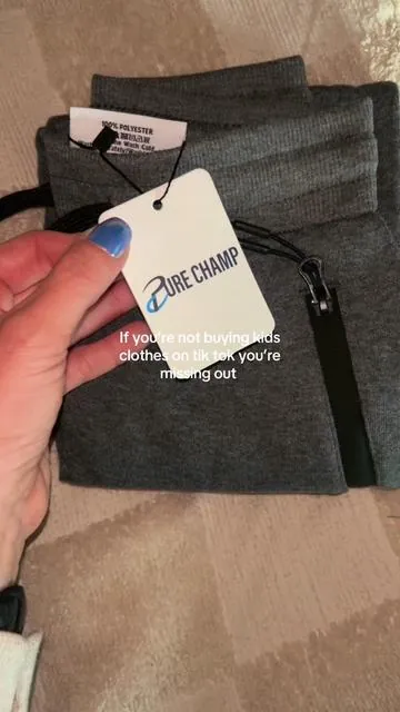 These fleece lined joggers are incredible quality. Get a 3 pack for less than the price of one quality pair of joggers at the store. Running back to buy another set in the next size up! #joggers #kidsclothes #kidspants #clothing 