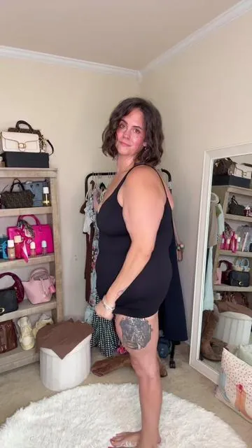 Finally, a shapewear cami that fits, and full covers my apron belly. #shapewear #apronbelly #SummerVibes #DealsForYouDays #plussizeshapewear @Shapermint 