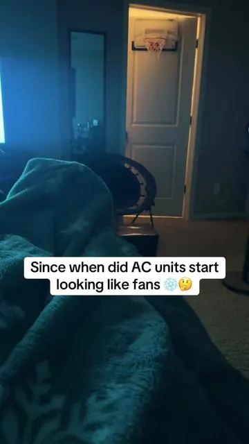 I’ve never seen a fan rotate that way #airconditioner #fan #summeressentials 