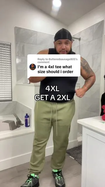 Replying to @Butteredsausage805 go down twice #bigandtallfashion #bigboy 