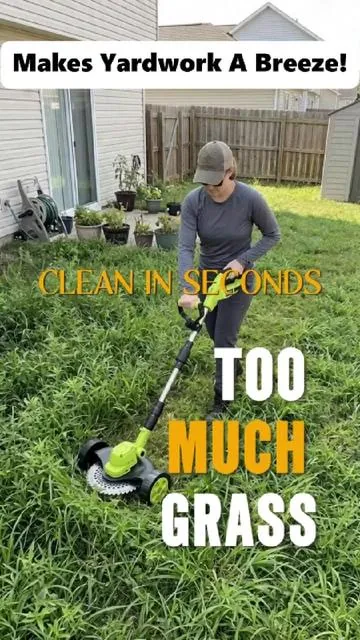 If your backyard looks like a jungle and your old tools just can’t handle it, this is the upgrade you’ve been waiting for #DealsForYouDays #TikTokShopDealsforYouDays #LawnMower #yardwork 