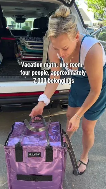 If you’re planning a summer vacation, beach trip, or family getaway, a Hulken bag makes transporting towels, pool gear, travel essentials, and vacation purchases so much easier.#hulkenbag #hulken #rollingbag #rollingtote #dealsforyoudays 