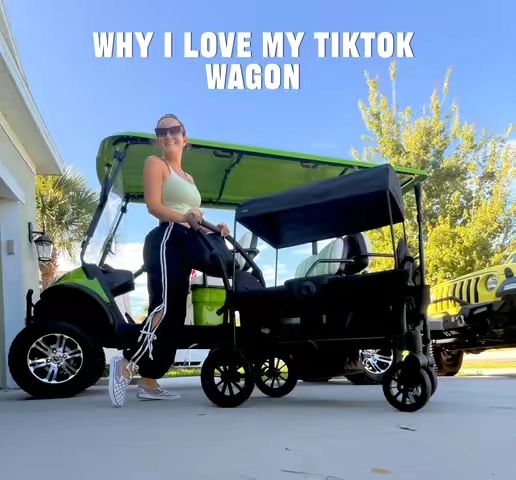 we’ve all seen the price of that one wagon. The one that’s over 1k?! And then you have to buy the accessories seperate?! This one comes with storage, a cup holder and snack tray while getting us from a to b all the same. I love this! 