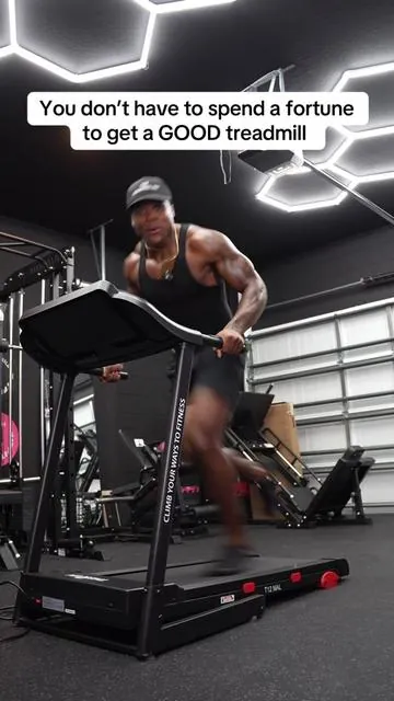 6% incline, 9MPH, 300lbs capacity, handles, folds in half, and a long track all for around $220 ✅ #walkingpad #walking #walkingpadtreadmill #10ksteps #treadmill 