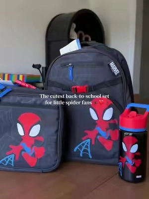 Any little spider fan would LOVE this 🕷️❤️ #simplemodern #backtoschool #tiktokshopfinds #backpack #momfinds 