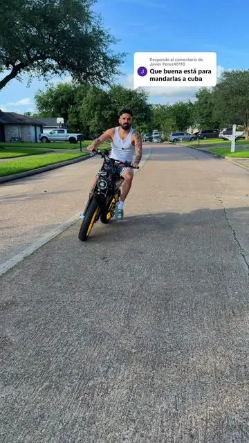 Respuesta a @Javier Perez40110  Bicicleta eléctrica R9 1500W con doble batería.Hasta 120 millas de autonomía #bicicletaelectrica #regalo #fathersday #cuba #tiktokshopcreatorpicks 