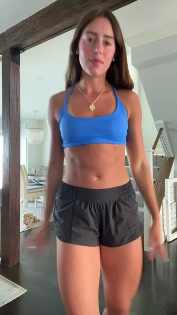 Sports bra is linked with matching shorts #sportsbras #blue #electricblue #coralcanton #gymtops @Coral Canton 