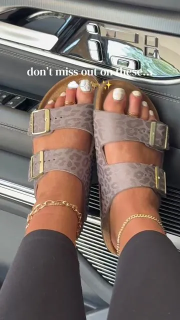 @HSN, Inc  has the cutest taupe leopard Birkenstocks, they are going fast, don’t miss out! True to size 🐆 #birkenstocks #leopardbirkenstocks #birkenstocksandals #birks #dealsforyoudays 