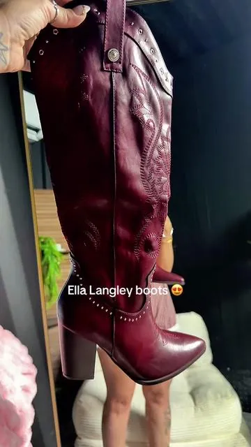 Ella Langley boots 😍 #ellalangley #cowboyboots 