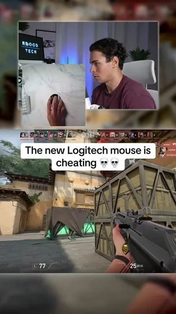 The new logitech pro x2 superstrike is insane 💀 #mouse #gamingmouse #logitech #DealsForYouDays #valorant 